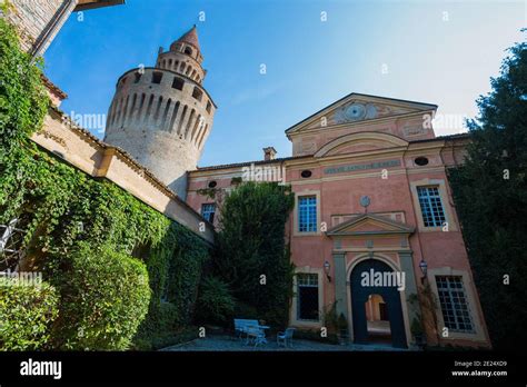 Rivalta Trebbia Italy August 25 2020 View Of Rivalta Castle In