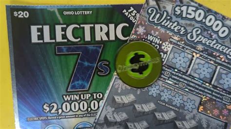 New Electric 7s Winner ⚡ Ohio Lottery Winter Spectacular Youtube