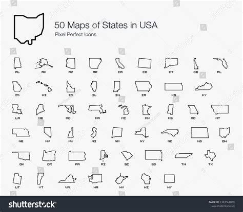 1,556 50 States Icons Images, Stock Photos & Vectors | Shutterstock