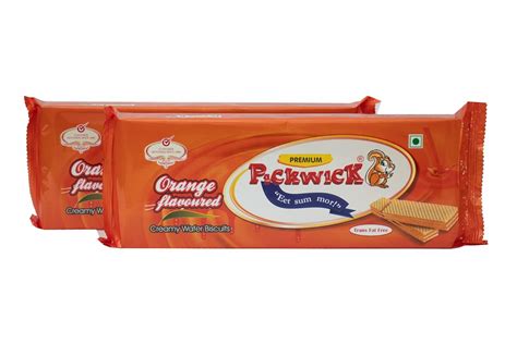 Pickwick Orange Flavored Wafer Biscuits Pack Of Gm Amazon In