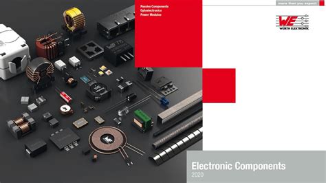 W Rth Elektronik Releases Electronic Components Catalogue