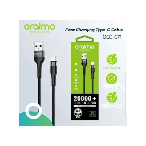 Oraimo 2A FAST CHARGING USB Type C Data Cable