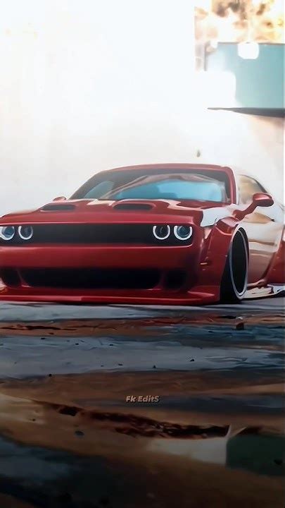 Srt Hellcat 👿🔥shorts Dodge Challenger Srt Hellcat Demon Cars Edit Viral Viralvideo