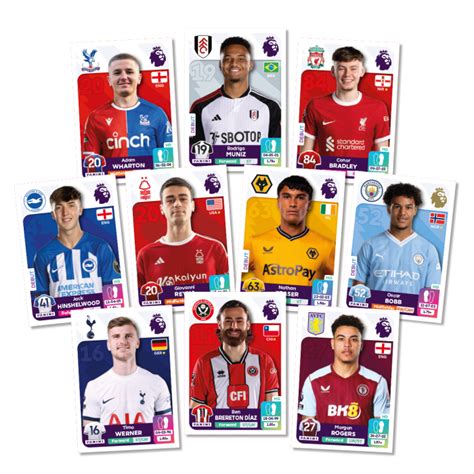 Panini Premier League Official Sticker Collection 2024 Update Set