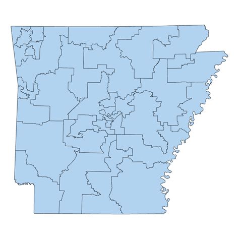 Senate Districts 2011 | Arkansas GIS Office