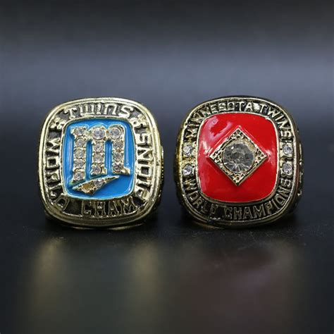 Minnesota Twin 1987 & 1991 MLB World Series championship ring set - MVP ...