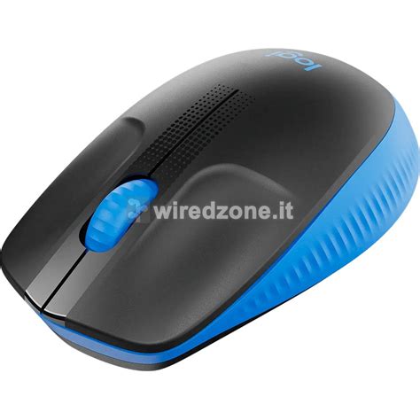 Logitech M190 Wireless Mouse Full Size Curve Design Blue Wiredzoneit