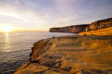 Xlendi Bay to the Sanap Cliffs Coastal Walk, Gozo Island