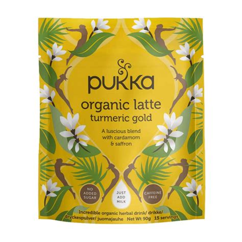 Té Pukka Turmeric Gold Latte Organico Sin Cafeina