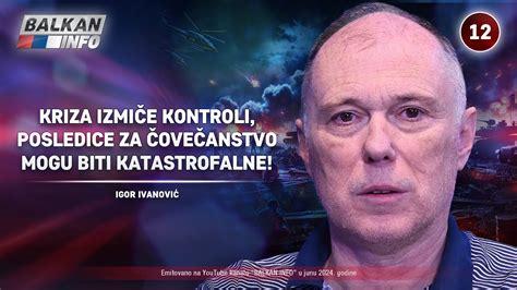 INTERVJU Igor Ivanović Kriza izmiče kontroli posledice mogu biti