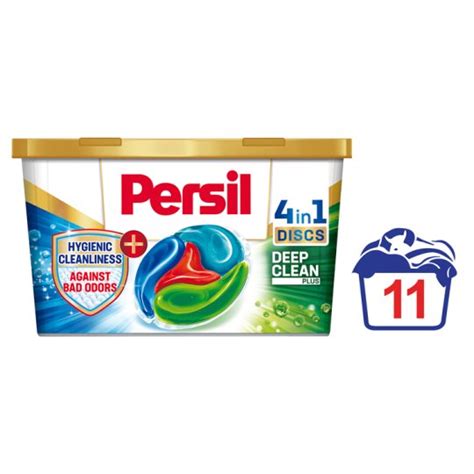 Persil Washing Capsules Discs In Deep Clean Hygienic Cleanliness