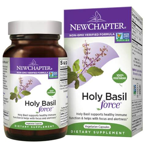 Holy Basil Force 120 Capsules By New Chapter