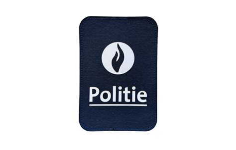 Apatch Politie Patch 14x9cm Navy Blue Belgear