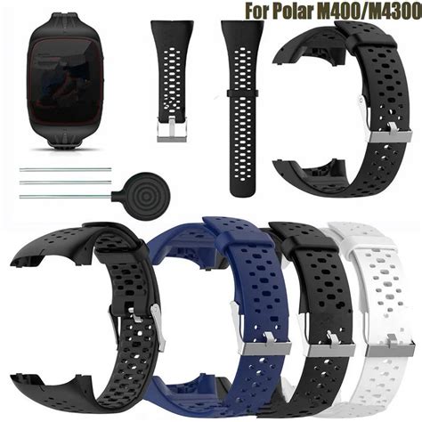 Correa De Silicona Para Reloj Polar M400 M430 Repuesto De Pulsera