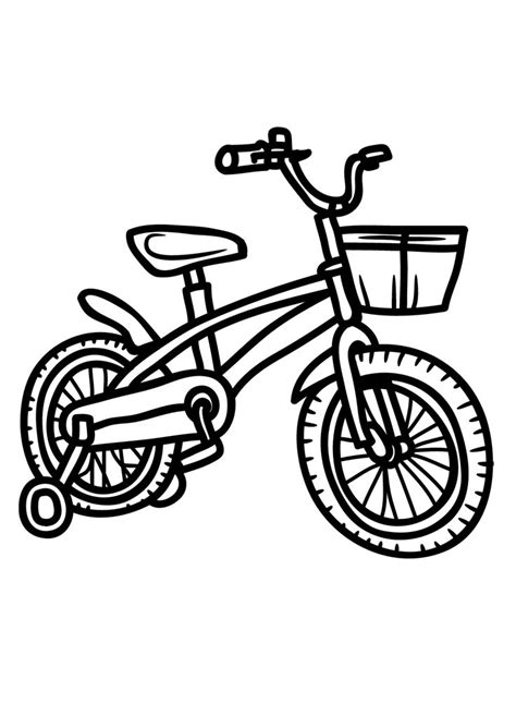 Bicycle Coloring Pages - Coloring Pages For Kids And Adults in 2024 ...