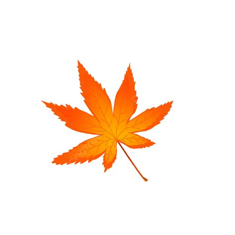 Autumn Maple Leaf Png Image Autumn Simple Material A Red Maple Leaf Romantic Landscape Hd