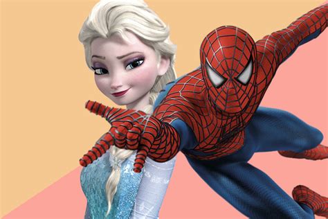 Total 77 Imagen Frozen Elsa Y Spiderman Abzlocalmx