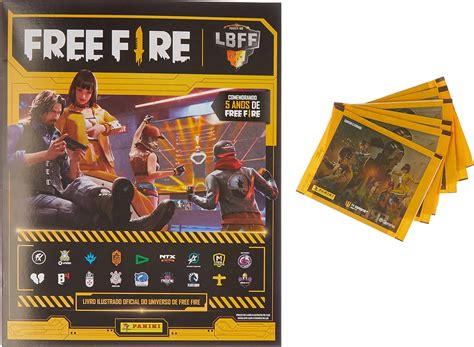 Lbum De Figurinhas Do Free Fire Panini Envelopes Spkbr