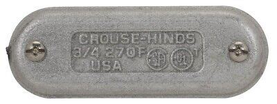 crouse hinds  rigid conduit body cover  wdgnut cst iron form