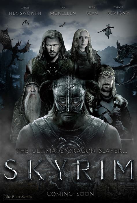 Skyrim Movie Poster - Concept Art