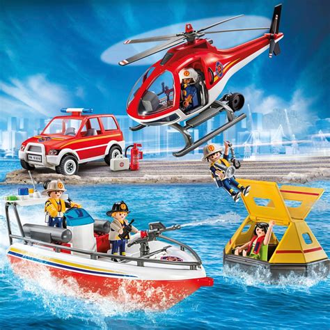 Playmobil City Action Unit D Intervention Pompier Smyths