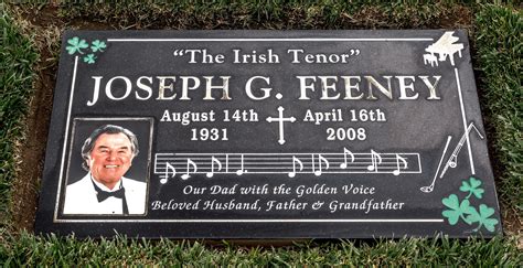 Joe Feeney - Singer. A longtime fixture of TV's "Lawrence Welk Show". | Famous tombstones, The ...