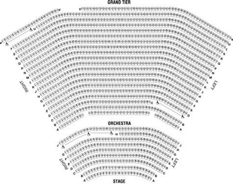 Norton Auditorium Seating Chart: A Visual Reference of Charts | Chart Master