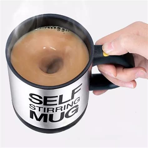 Taza Termos Automatica Termica Cafe Agitador Mezcladora Meses Sin Inter S