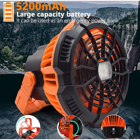 💥Last Day Promotion 49% OFF🔥Portable Camping Fan with LED Lantern🔥BUY 2 Free Shipping