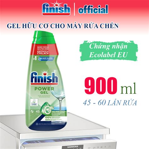 Viên rửa bát chén hữu cơ Finish All in 1 max ECO 0 size 70 40 viên an