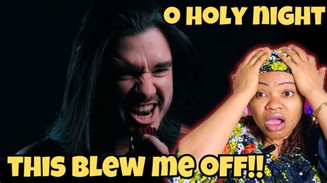 Dan Vasc Metal Musician Performs O Holy Night Reaction Youtube