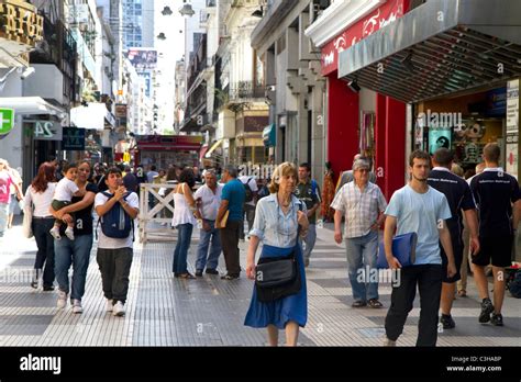 Lavalle pedestrian street in Buenos Aires, Argentina Stock Photo - Alamy