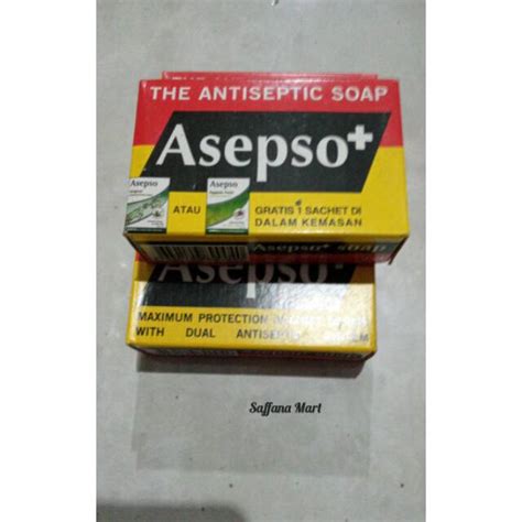 Jual ANTISEPTIC SOAP ASEPSO SABUN BATANG ASEPSO 80 G Shopee Indonesia