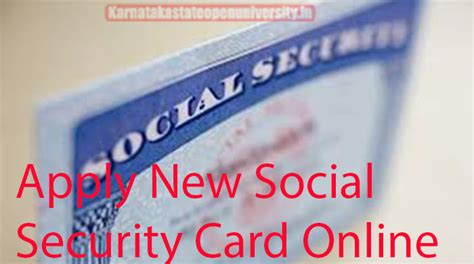 Apply New Social Security Card Online 2024 Know Documents And How To