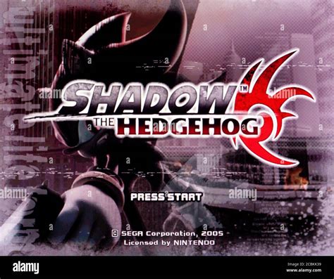 Shadow The Hedgehog - Nintendo Gamecube Videogame - Editorial use only ...