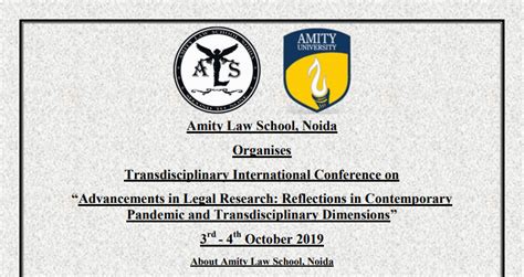 Als Noida Trans Disciplinary International Conference On