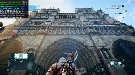 Assassin’s Creed Unity Rtx 4080 I7 8700k 1440p Highest Settings Youtube