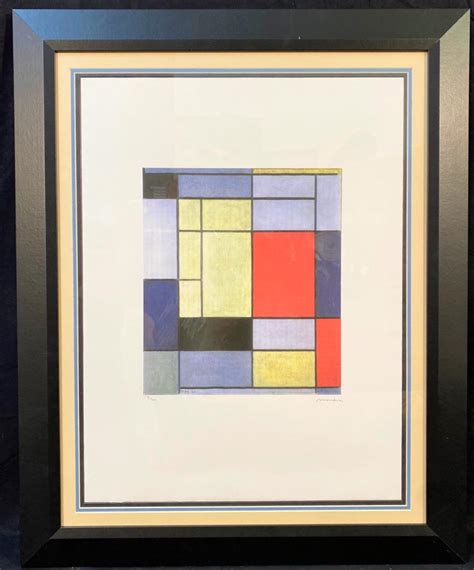 Sold Price Piet Mondrian 1872 1944 Limited Edition Signed Color