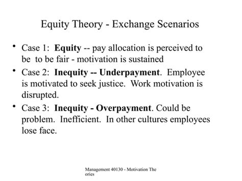 Equityreinforcementpptx Equity Theory Of Motivation Ppt