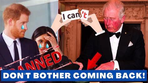 Haz And Meg Cry In Despair King Charles Rejects Sussexes Request To