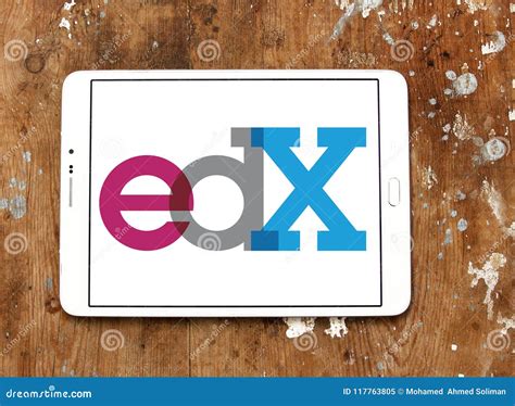 EdX course provider logo editorial image. Image of including - 117763805