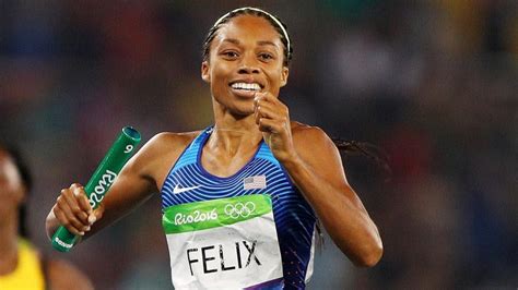 Rio Olympics Results Allyson Felix Usa Outlast Jamaica For 4x400m Relay Gold