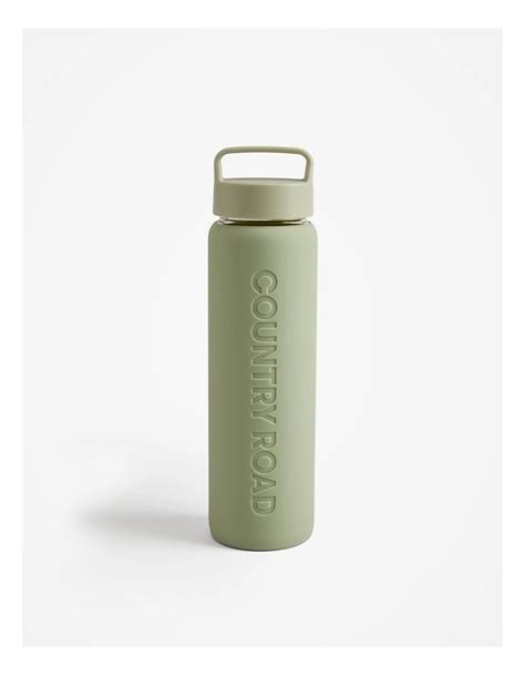 Country Road Nico Drink Bottle In Pistachio Myer