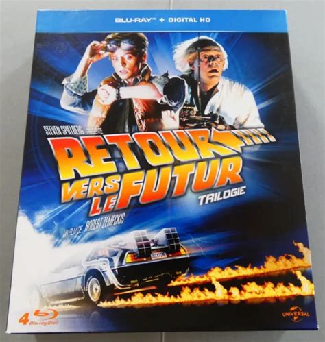 BEAU COFFRET 4 Blu Ray Trilogie Retour Vers Le Futur Edition 30 Eme