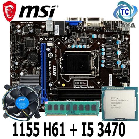 Jual Mobo Lga H Msi Plus Processor Core I Dan Ram Gb Di