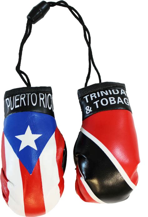 Buy Puerto Rico And Trinidad And Tobago Mini Boxing Gloves Flagline