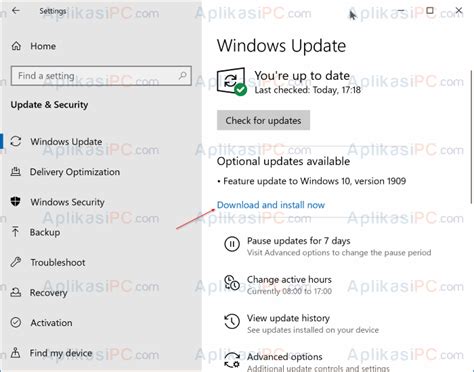 2 Cara Update Windows 10 1903 Ke Versi Terbaru 1909