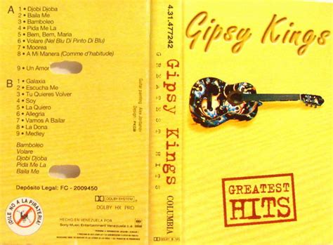 Gipsy Kings Greatest Hits Cassette Discogs