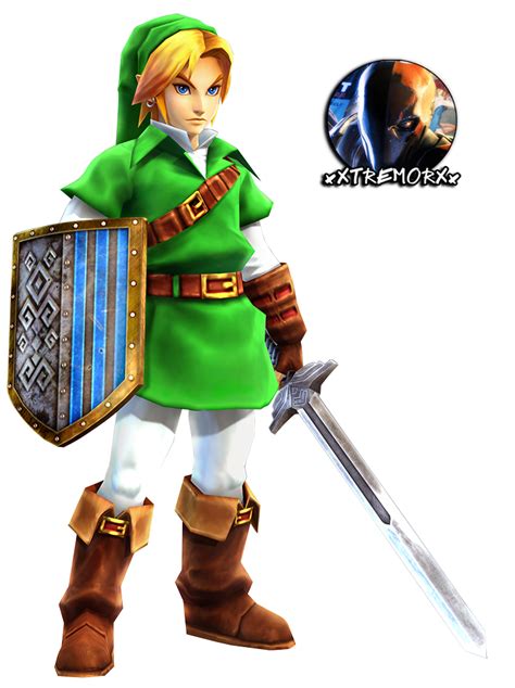 Link Ocarina Of Time 1 Hyrule Warriors Render By Xxtremorxx On