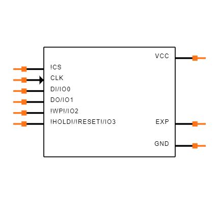 wqnweim symbol footprint  model  winbond snapmagic search